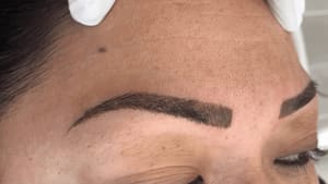 Eyebrow Tattoo result by Neomi Microblading - West Hills - Eyebrow Design Studio & Еyebrow Аrtist in Thousand Oaks, CA