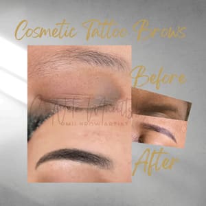 Eyebrow Tattoo result by Nete's Uptown Hair Design in Lake Hamilton, FL
