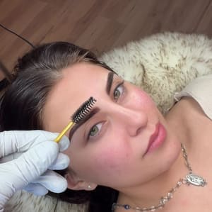 Eyebrow Tattoo result by New Age Beauty Bar Salon permanent make up in Riverton, UT