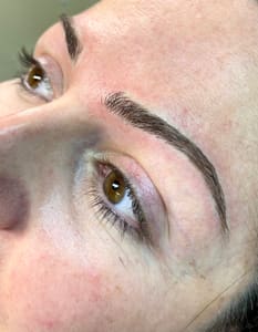 Eyebrow Tattoo result by New Brows By Nour in Hemet, CA