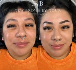 Eyebrow Tattoo result by New Brows By Nour in Irvine, CA
