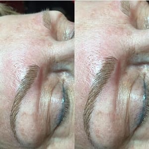 Eyebrow Tattoo result by New Image Permanent Cosmetics By Heather Pica in Santa Clarita, CA