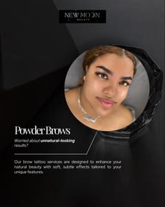 Eyebrow Tattoo result by New Moon Beauty in Billerica, MA