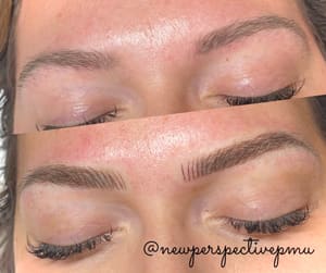 Eyebrow Tattoo result by New Perspective Tattoos in Lewiston, ID