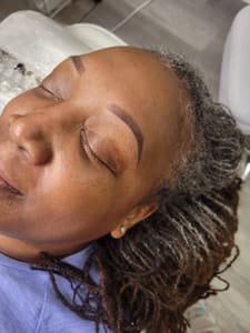 Eyebrow Tattoo result by New Ro Aesthetics in New Rochelle, NY