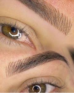 Eyebrow Tattoo result by Newark PMU by Cintia Ferreira in Tampa, FL