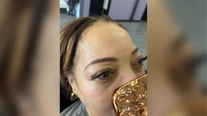 Eyebrow Tattoo result by Newrain Threading Salon in Desoto, TX