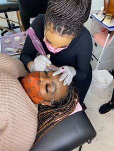 Eyebrow Tattoo result by Next Level Beauty LLC in Virginia Beach, VA