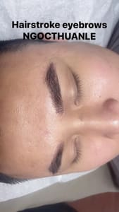 Eyebrow Tattoo result by Ngoc Thuan Le Brows & Lipsblush-Westminster,CA in Westminster, CA