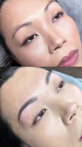 Eyebrow Tattoo result by NhiBrows Permanent Makeup in Fairfax, VA