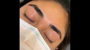 Eyebrow Tattoo result by Nia's Lewks in Minneapolis, MN