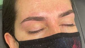 Eyebrow Tattoo result by Nia's Lewks in Minneapolis, MN