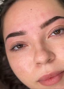 Eyebrow Tattoo result by Niche Esthetics in San Leandro, CA