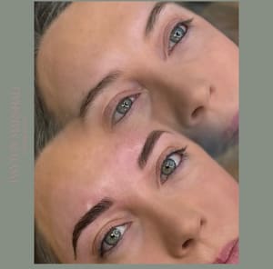 Eyebrow Tattoo result by Niche Permanent Cosmetics + Aesthetics in Akron, OH