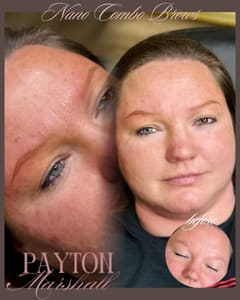 Eyebrow Tattoo result by Niche Permanent Cosmetics + Aesthetics in Akron, OH
