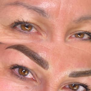 Eyebrow Tattoo result by Nidia Brows & Beauty in Yuma, AZ