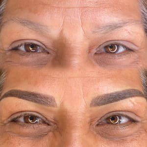 Eyebrow Tattoo result by Nidia Brows & Beauty in Yuma, AZ