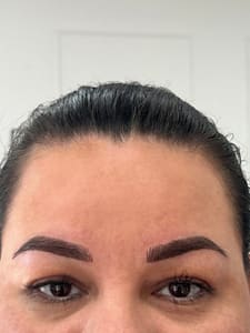 Eyebrow Tattoo result by Nidia Brows & Beauty in Yuma, AZ