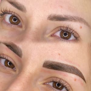 Eyebrow Tattoo result by Nidia Brows & Beauty in Yuma, AZ