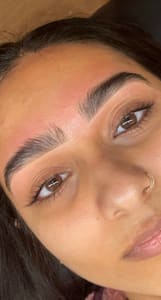 Eyebrow Tattoo result by Nikari Dominique Studio in Glens Falls, NY