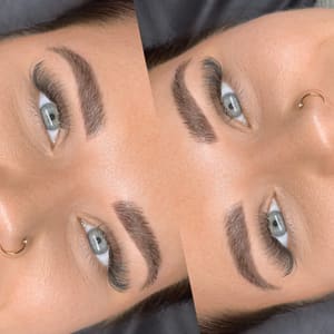 Eyebrow Tattoo result by Nikari Dominique Studio in Glens Falls, NY