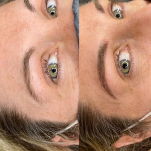 Eyebrow Tattoo result by Nikari Dominique Studio in Glens Falls, NY