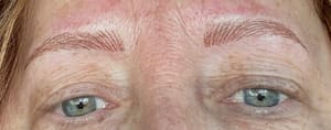 Eyebrow Tattoo result by Nikari Dominique Studio in Glens Falls, NY