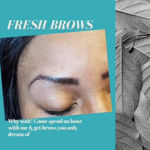 Eyebrow Tattoo result by Nikki's Tattoo Studio in Charlotte, NC