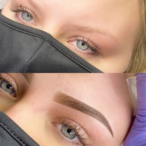Eyebrow Tattoo result by Nikkibrowz Studio in Rocklin, CA