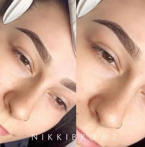 Eyebrow Tattoo result by Nikkibrowz Studio in Rocklin, CA