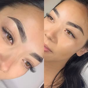 Eyebrow Tattoo result by Nikkibrowz Studio in Rocklin, CA