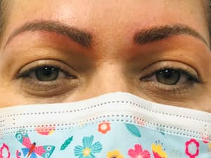 Eyebrow Tattoo result by Nimi Microblading & Permanent Makeup Studio in Union City, NJ