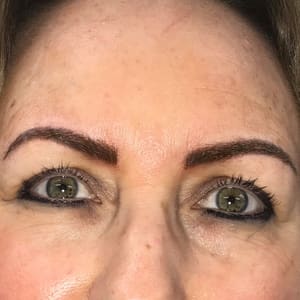 Eyebrow Tattoo result by Nimi Microblading & Permanent Makeup Studio in Union City, NJ