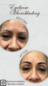 Eyebrow Tattoo result by Nimi Microblading & Permanent Makeup Studio in Union City, NJ