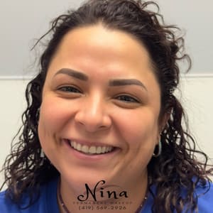Eyebrow Tattoo result by Nina Permanent Makeup in Lima, OH