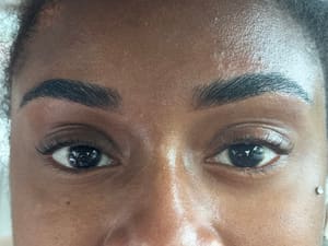Eyebrow Tattoo result by Nina's Dream Lashes in Lanham, MD