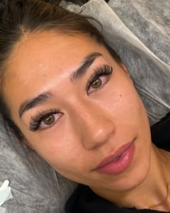 Eyebrow Tattoo result by Nina's Dream Lashes in Lanham, MD