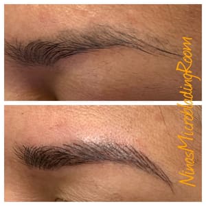 Eyebrow Tattoo result by Nina's Microblading Room in San Jose, CA