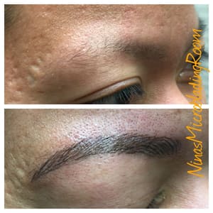 Eyebrow Tattoo result by Nina's Microblading Room in San Jose, CA
