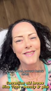 Eyebrow Tattoo result by Nina Tran - Beauty & Plus in Tyler, TX