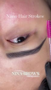 Eyebrow Tattoo result by Ninabrows_microblading_lashes_faytteville in Hope Mills, NC