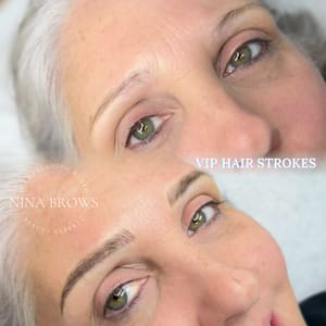 Eyebrow Tattoo result by Ninabrows_microblading_lashes_faytteville in Hope Mills, NC