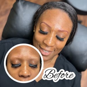 Eyebrow Tattoo result by Nisha Nashea LLC in Desoto, TX
