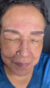 Eyebrow Tattoo result by Nisha Nashea LLC in Desoto, TX