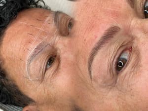 Eyebrow Tattoo result by niU Brows LLC. Permanent Makeup Studio in Syosset, NY