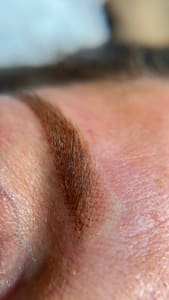 Eyebrow Tattoo result by Niu Professional in Dyer, IN