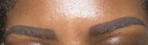 Eyebrow Tattoo result by No Limits Cosmetics in Arlington, TX