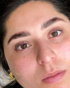 Eyebrow Tattoo result by Noemi Leyva Studio in Midland, TX