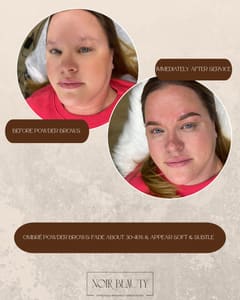Eyebrow Tattoo result by Noir Beauty in Billerica, MA
