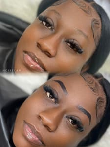 Eyebrow Tattoo result by Noirélan Beauty Studio in Dallas, TX
